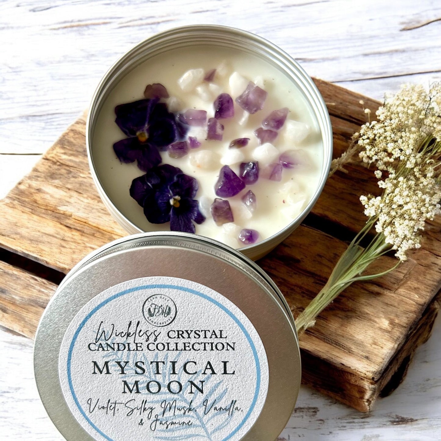 Wickless Crystal Candle Collection