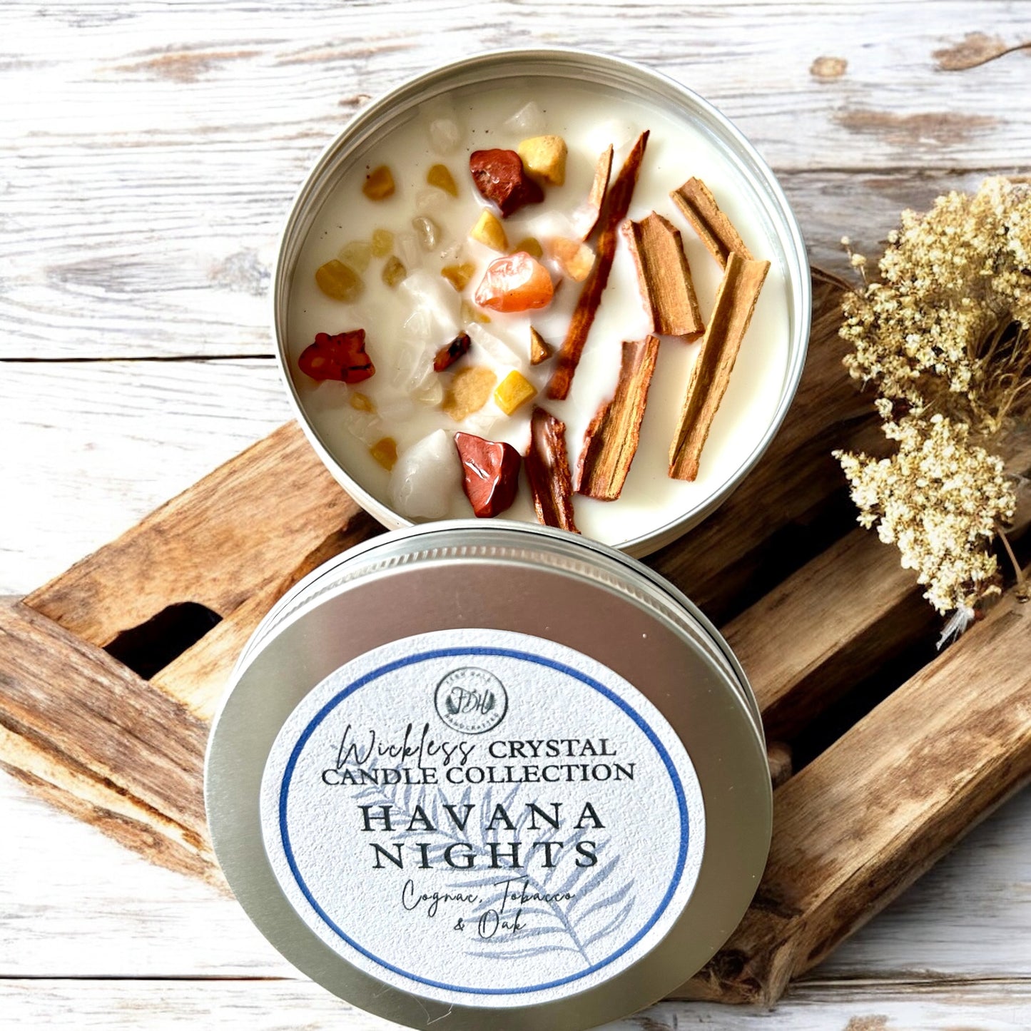 Wickless Crystal Candle Collection