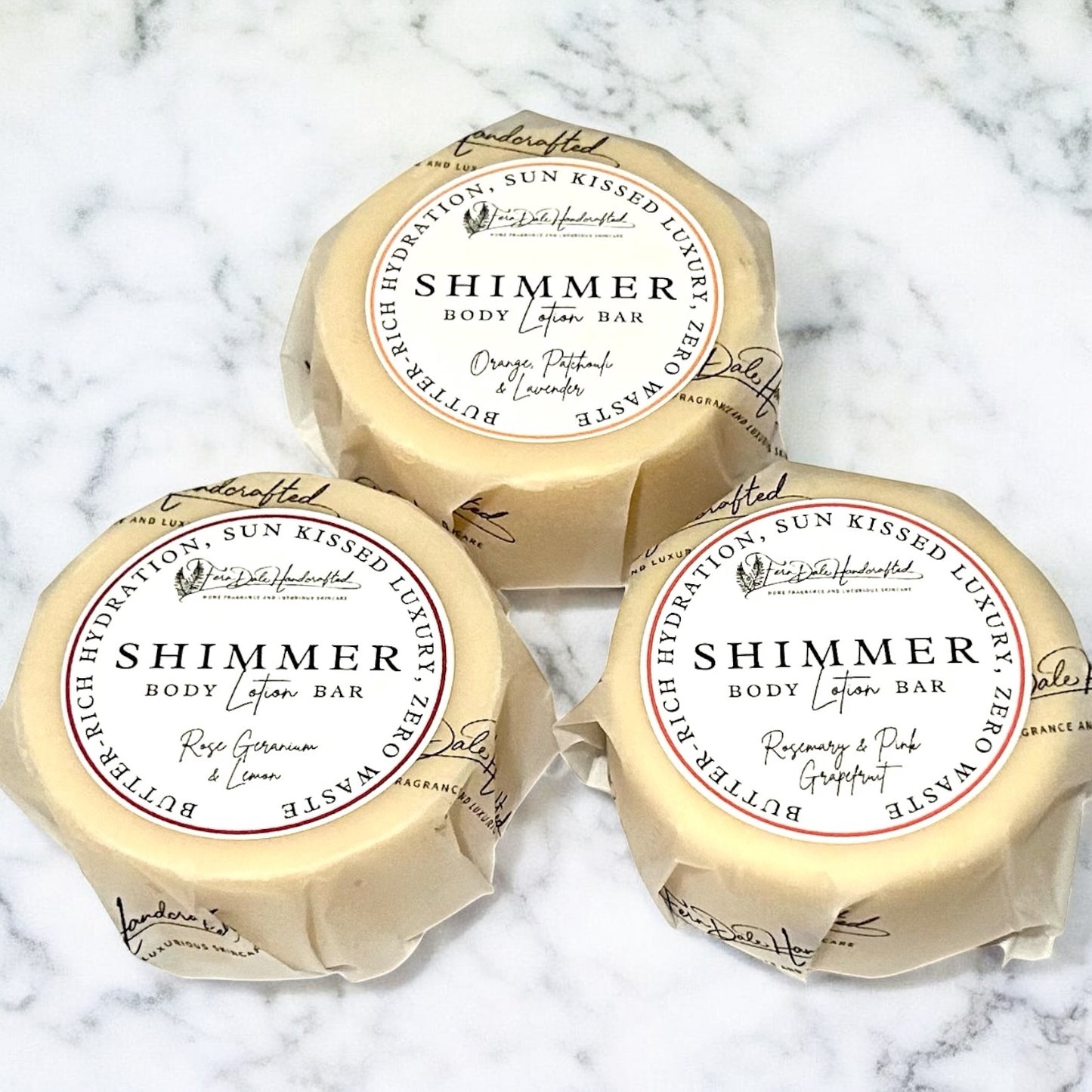 Shimmer Body Lotion Bars