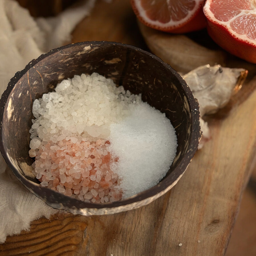 All Natural Mineral Bath Salts in Grapefruit & Lemon