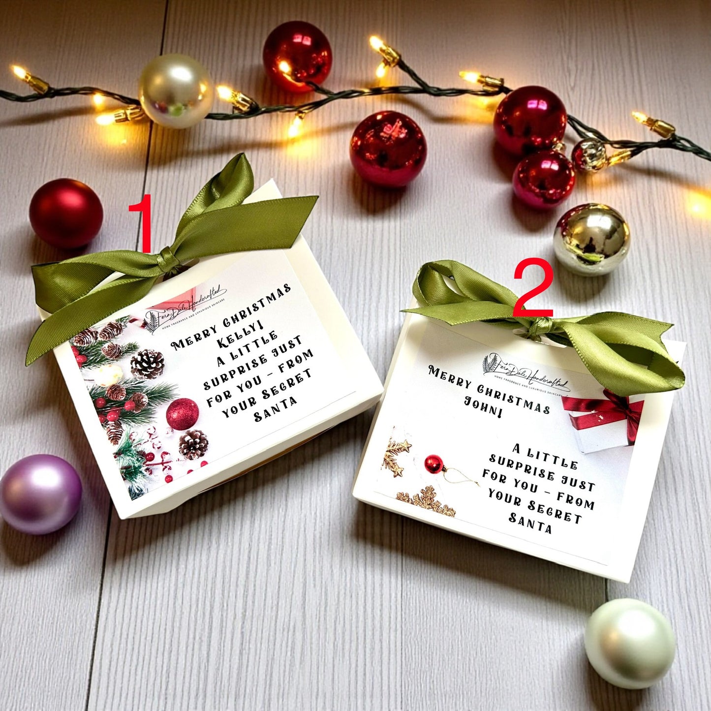 Personalised Secret Santa Gift Box