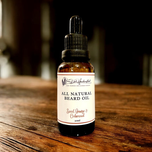 All Natural Beard Oil in Sweet Orange and Cedarwood