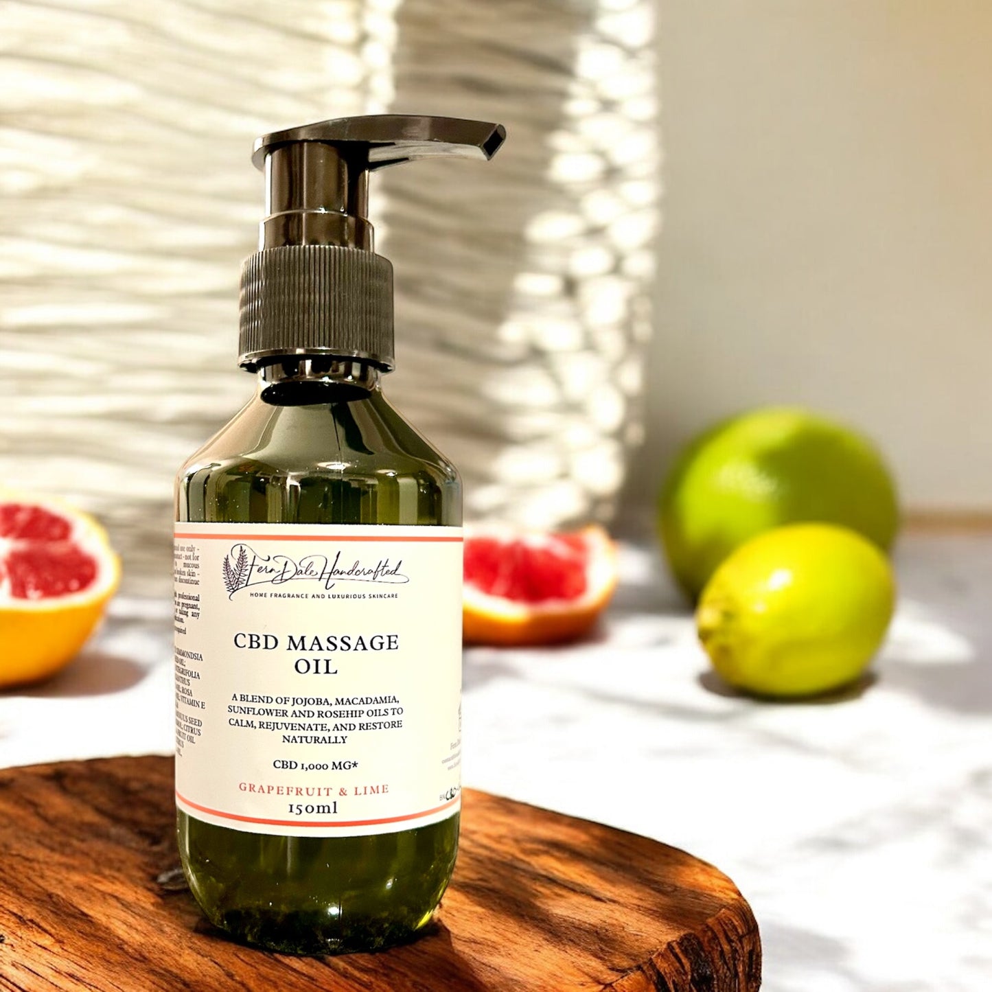 Massage Oil in Grapefruit & Lime