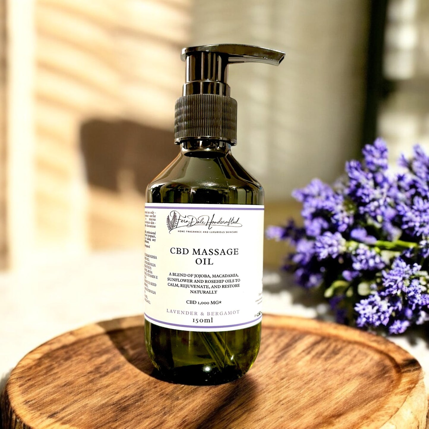Massage Oil in Lavender & Bergamot