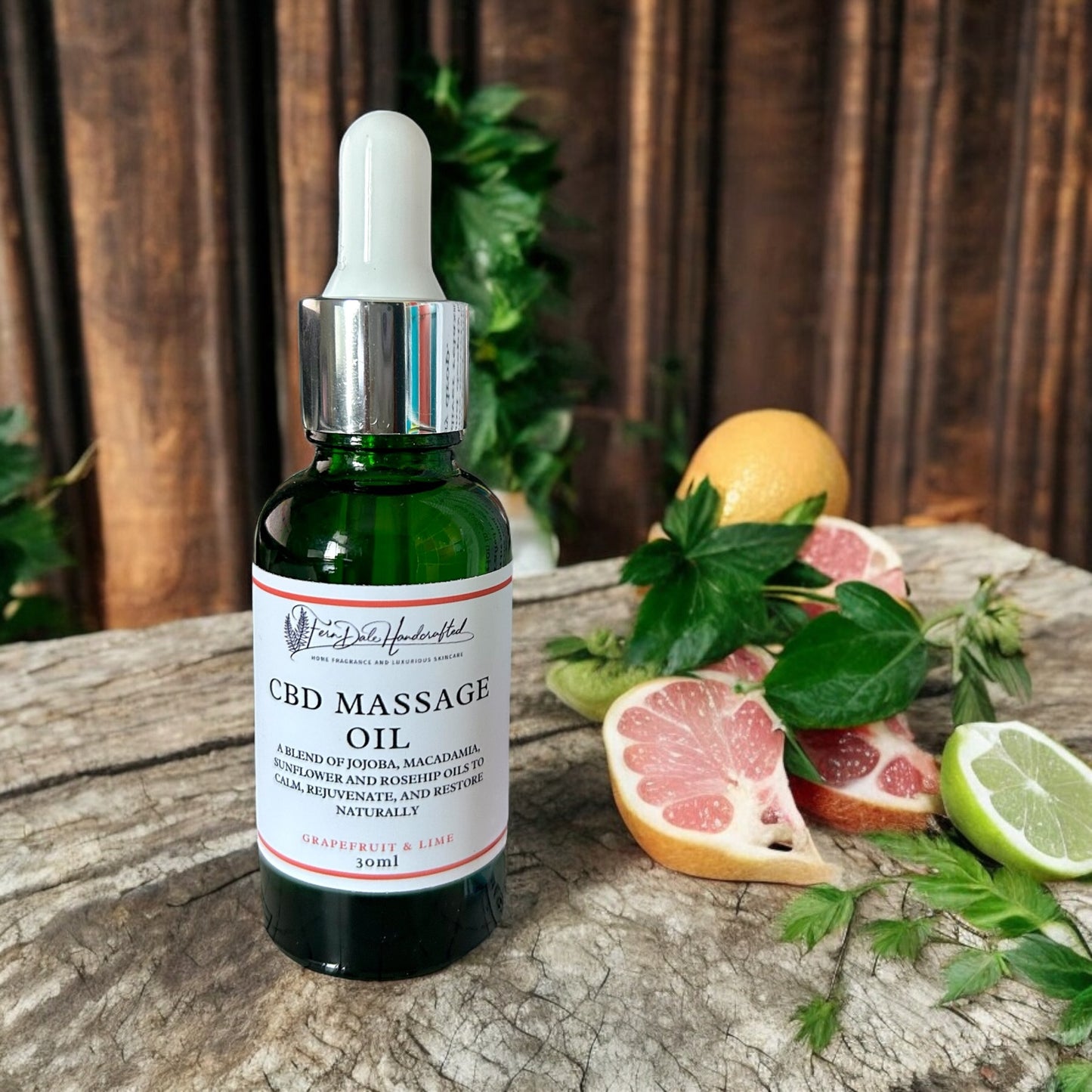 Massage Oil in Grapefruit & Lime