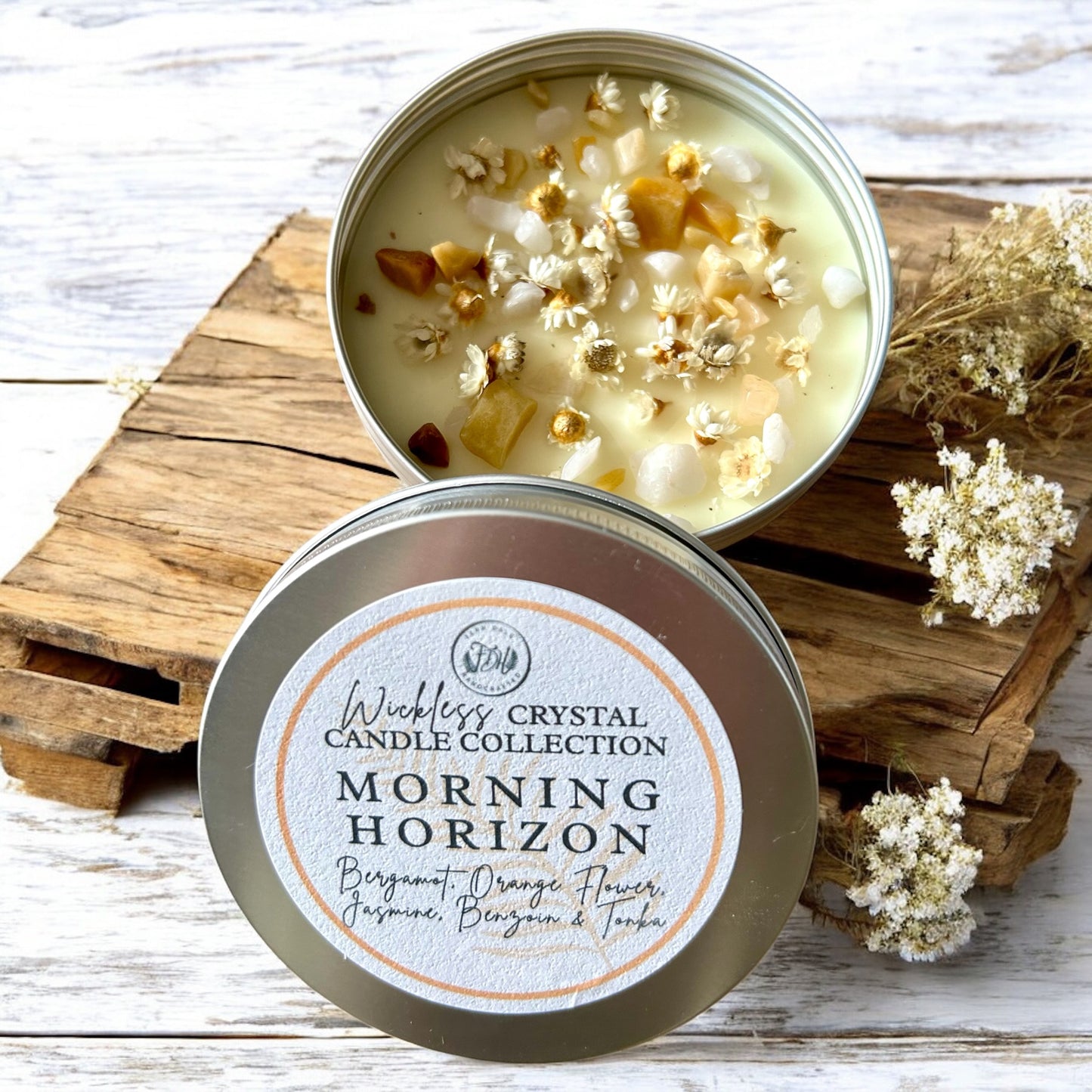 Wickless Crystal Candle Collection