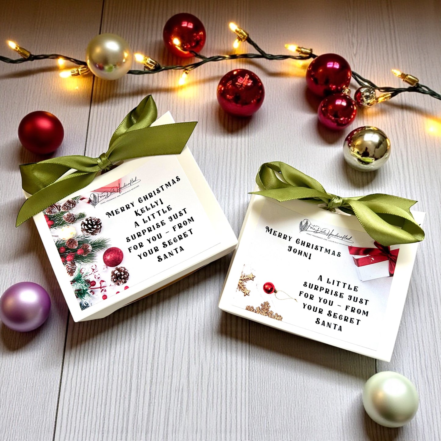 Personalised Secret Santa Gift Box