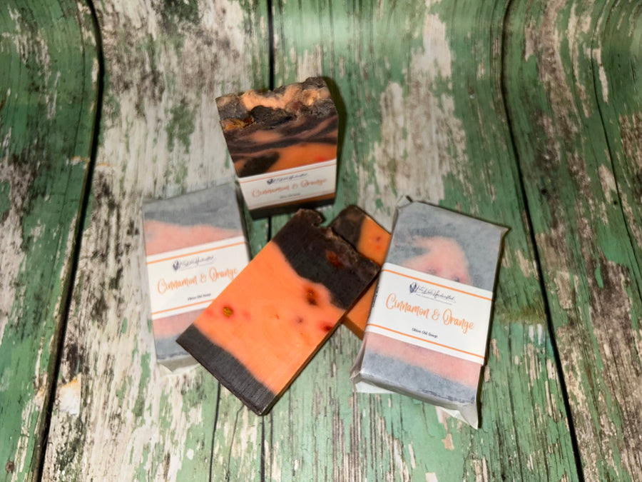 Orange and Cinnamon Soap Bar